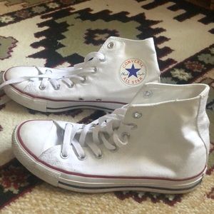 All white converse